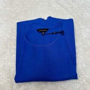 NWOT Ming Wang Womens Royal Blue Tank Dress Top 2XL Business Designer Preppy